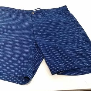 Goodfellow Cobalt Blue and White Linden Short